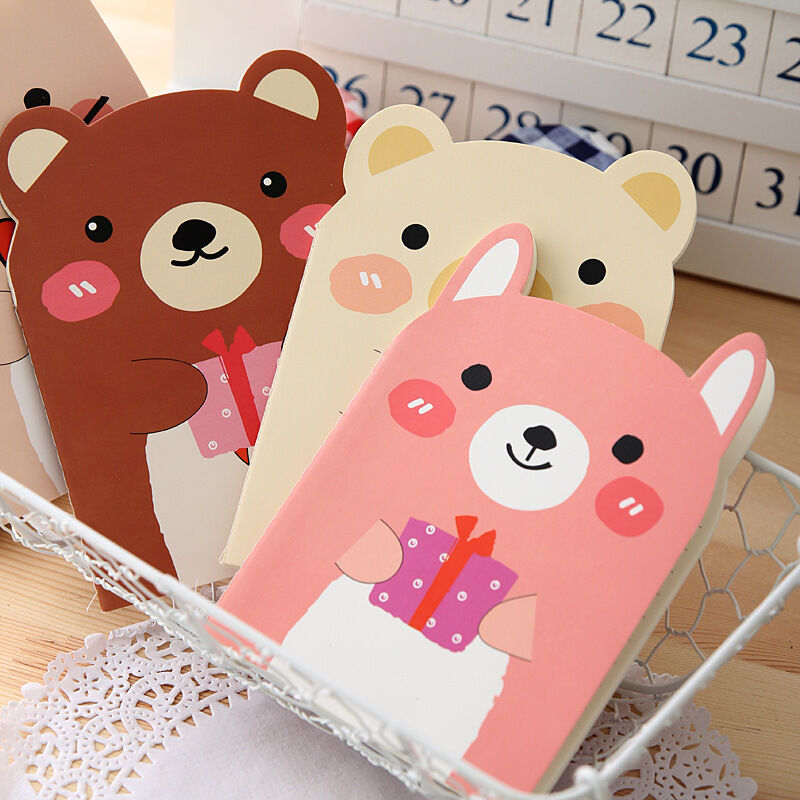 Sổ thú mini hình gấu