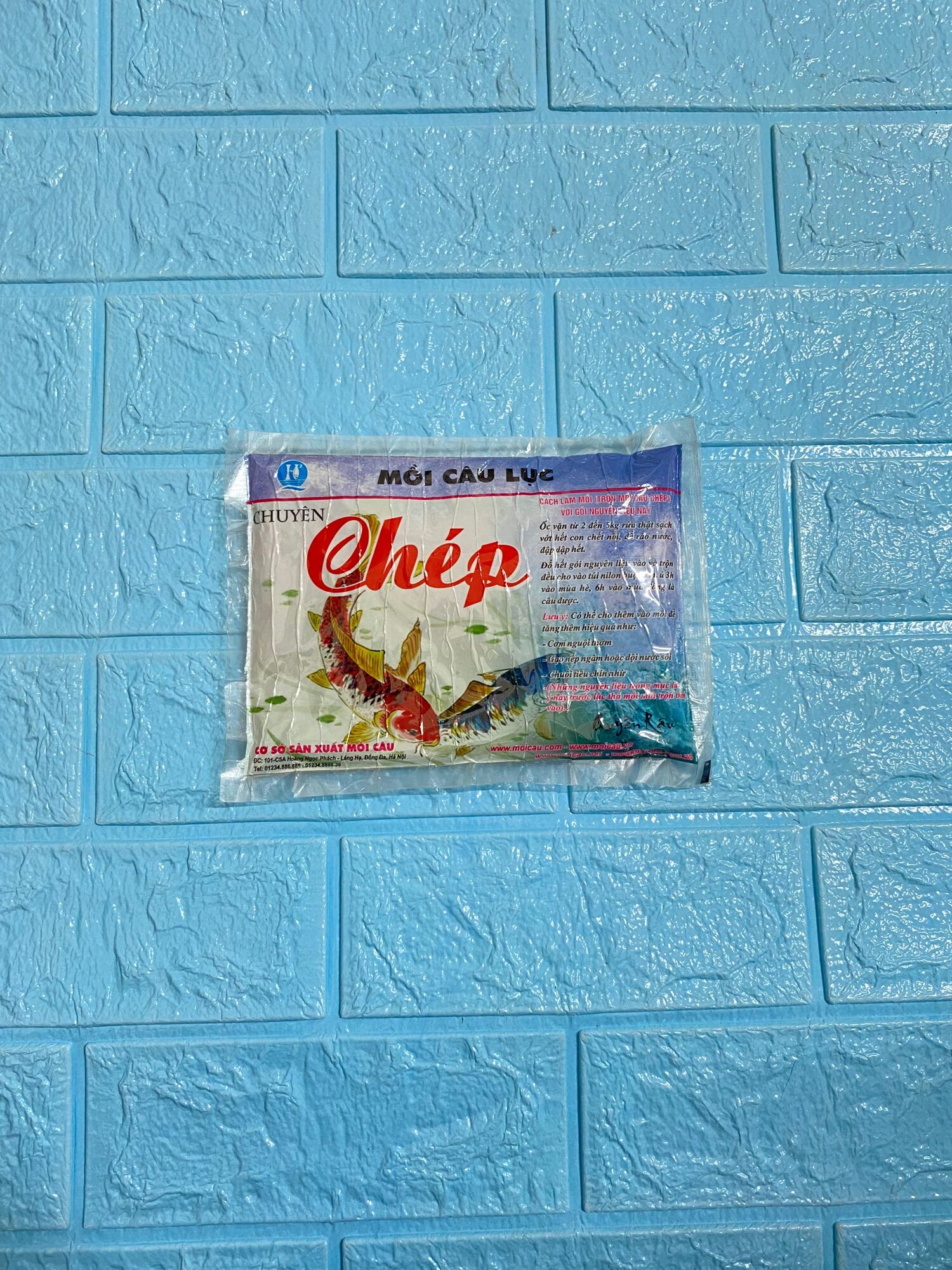 Mồi câu lục Chép Quyền Râu - mồi xả chuyên chép siêu dụ cá