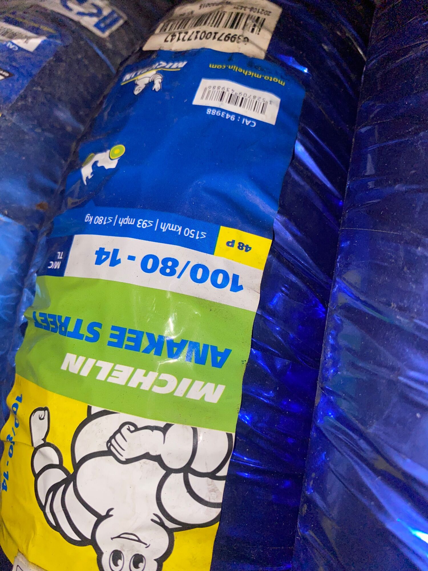 Lốp 100/80/14 michelin anakee