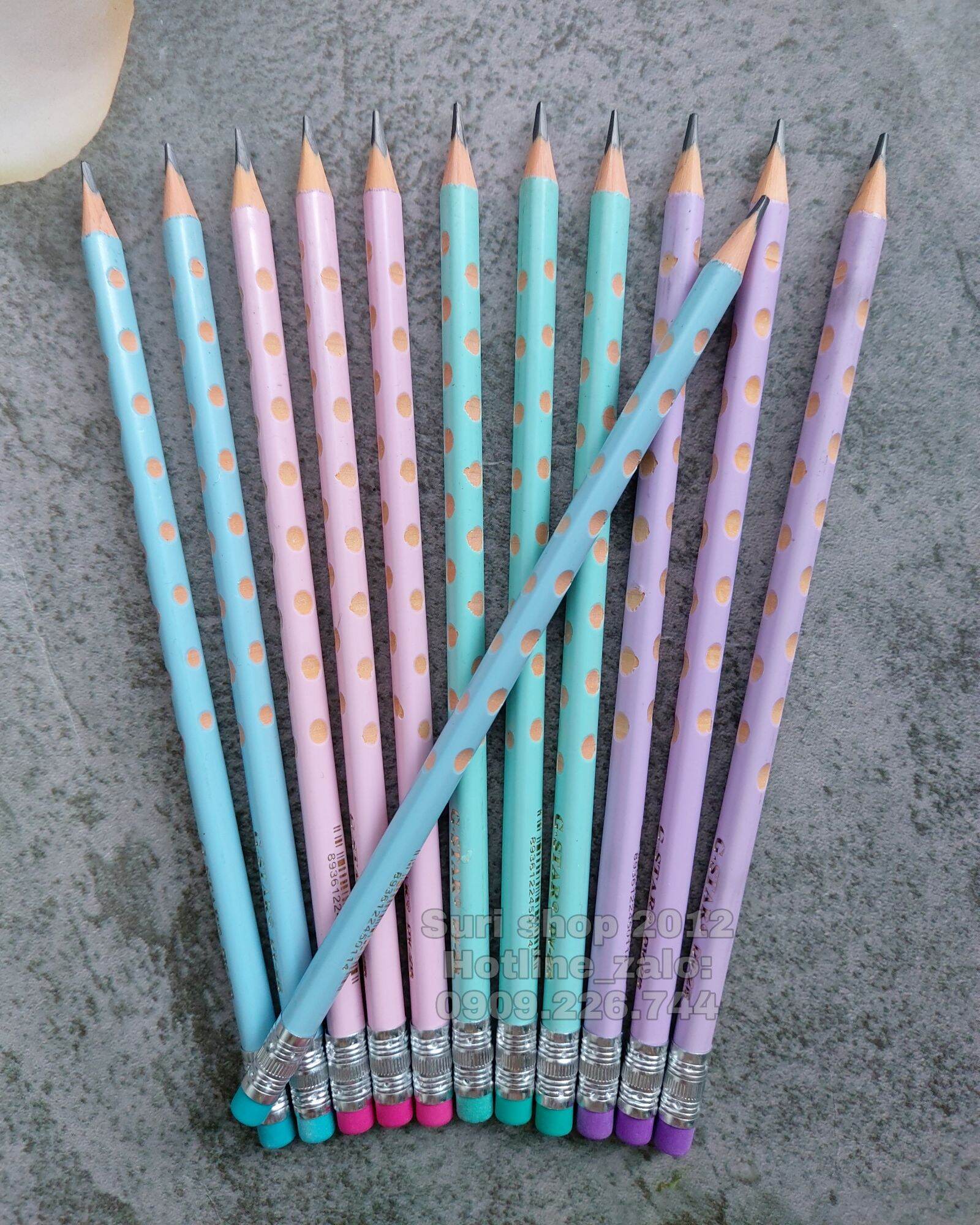Hộp 12 cây bút chì định vị thông minh Gstar DV-2B cho bé tập viết