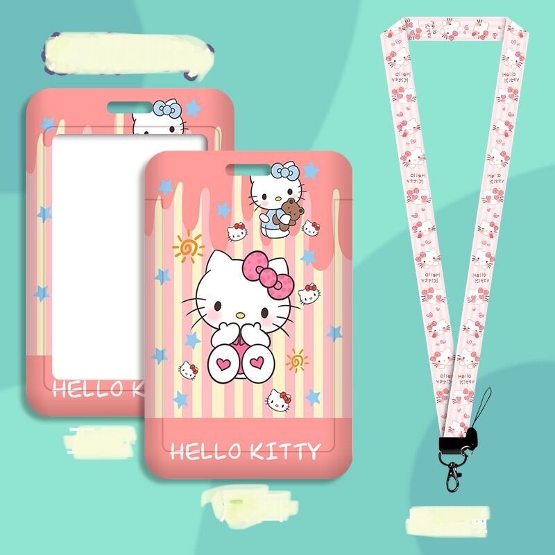 Dây đeo thẻ hello kitty