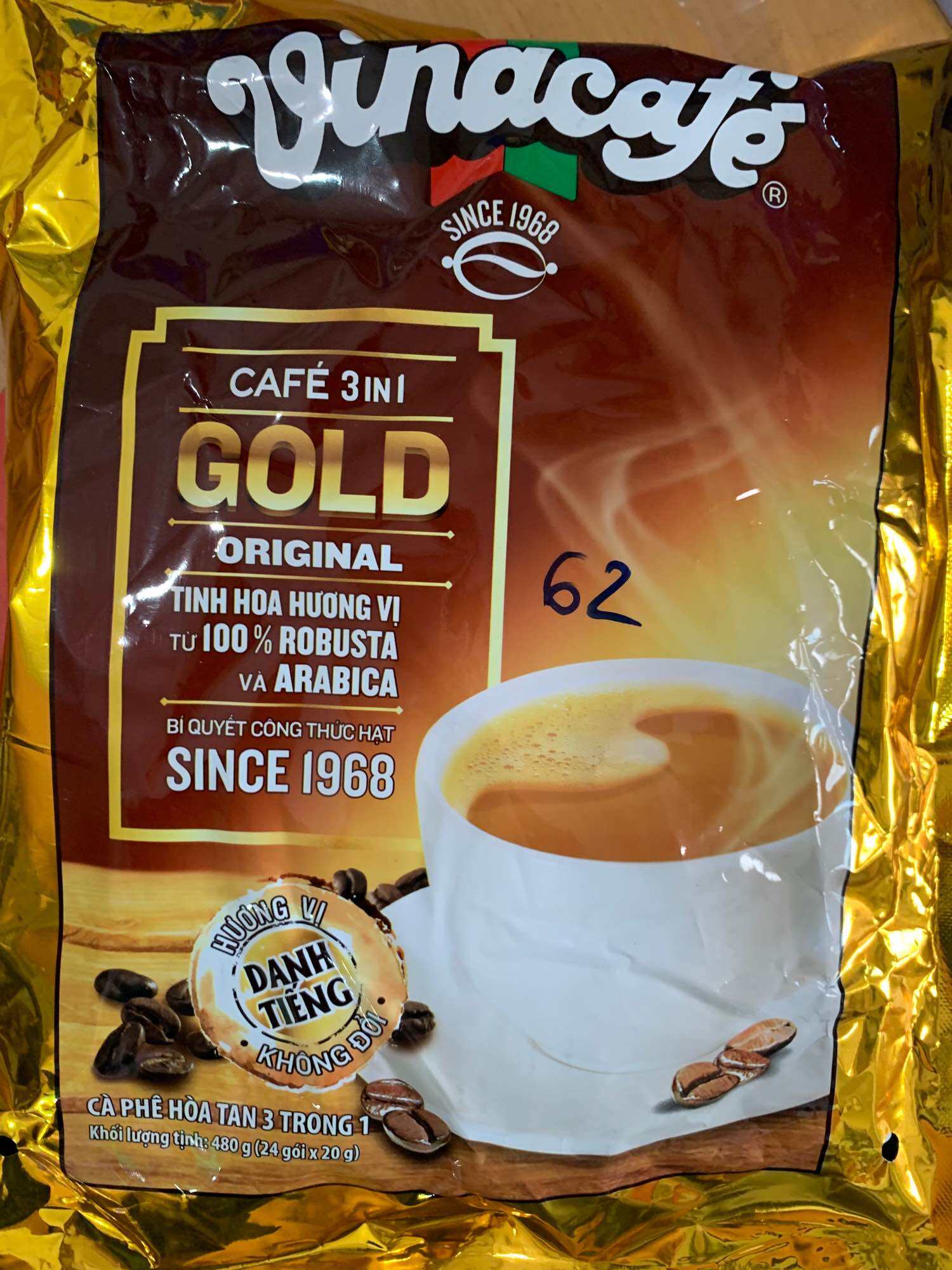 Cà phê hoà tan Vina Caphe 24 gói bịch