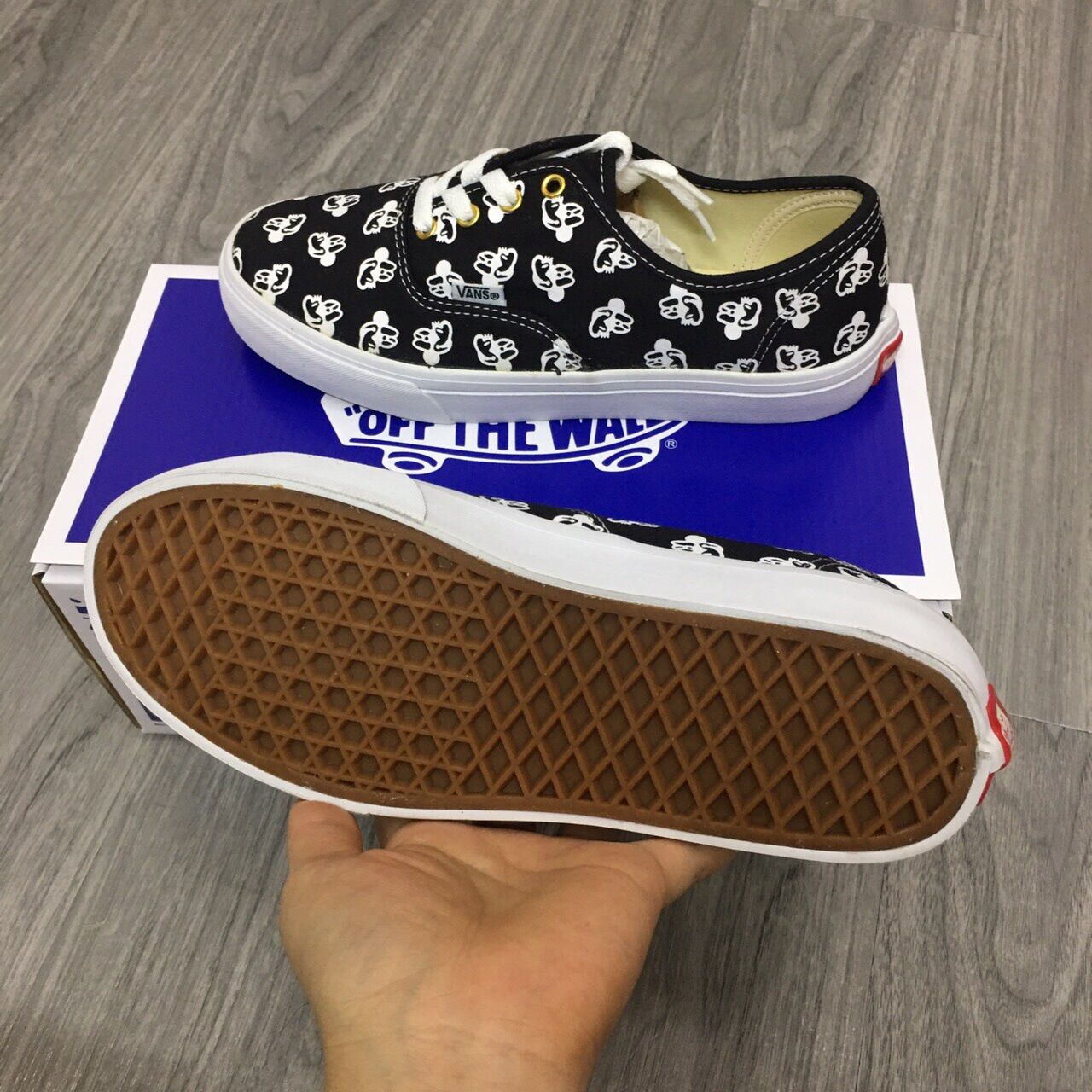 Giày vans chuột mickey size 36->43 NAM NỮ