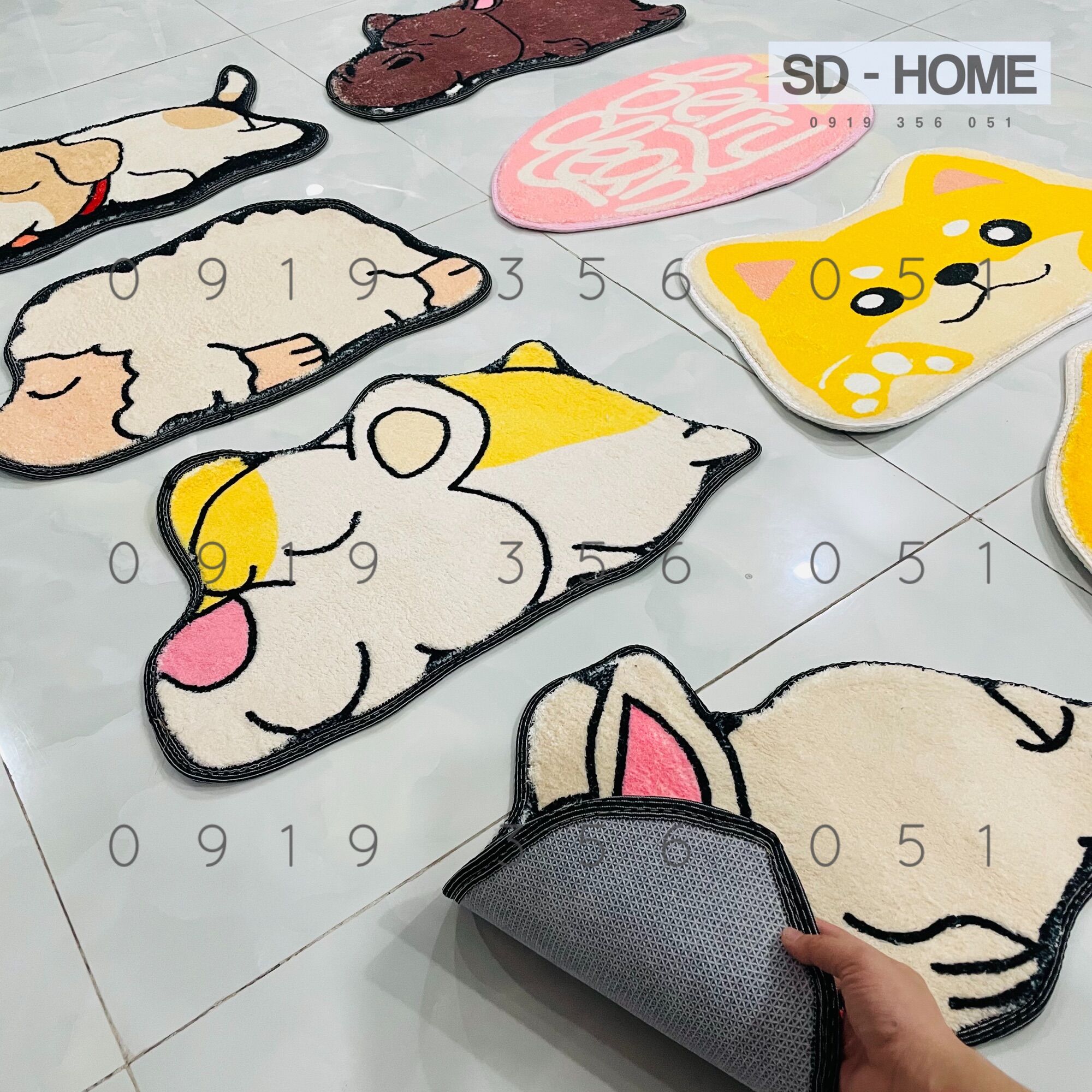 Thảm Dậm Chân Hình Ngộ Nghĩnh Đáng Yêu