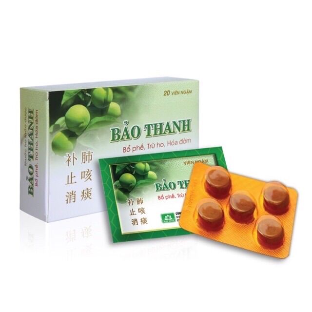 [Vỉ 5 Viên] Viên Ngậm Ho Bảo Thanh