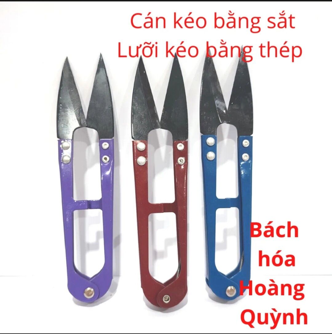kéo bấm  cắt chỉ loại LỚN  lưỡi thép