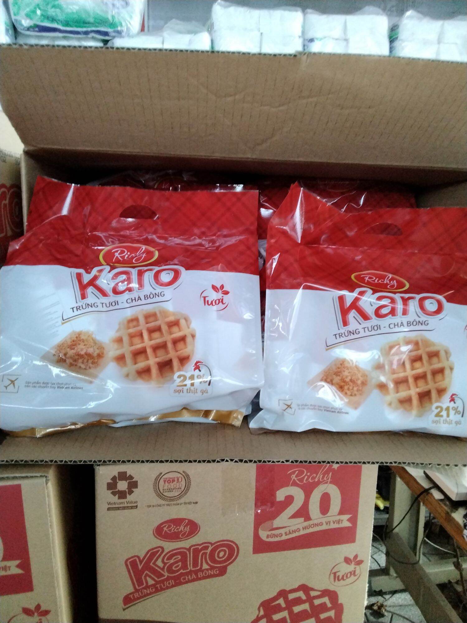 banh karo trung tuoi cha bong