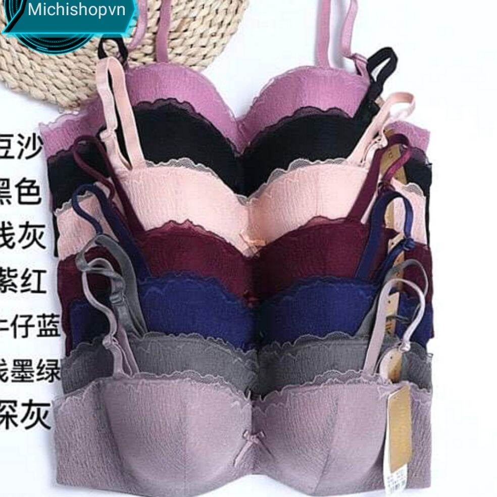 Áo lót cup ngang siêu nâng ngực, áo lót ren mút mỏng, có gọng 8322