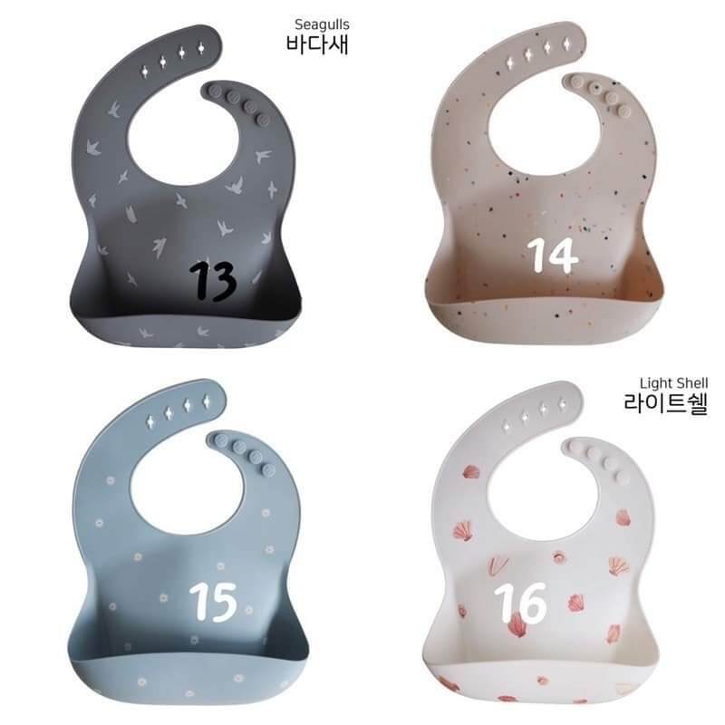 YẾM ĂN DẶM MUSHIE 100% SILICON CHO BÉ