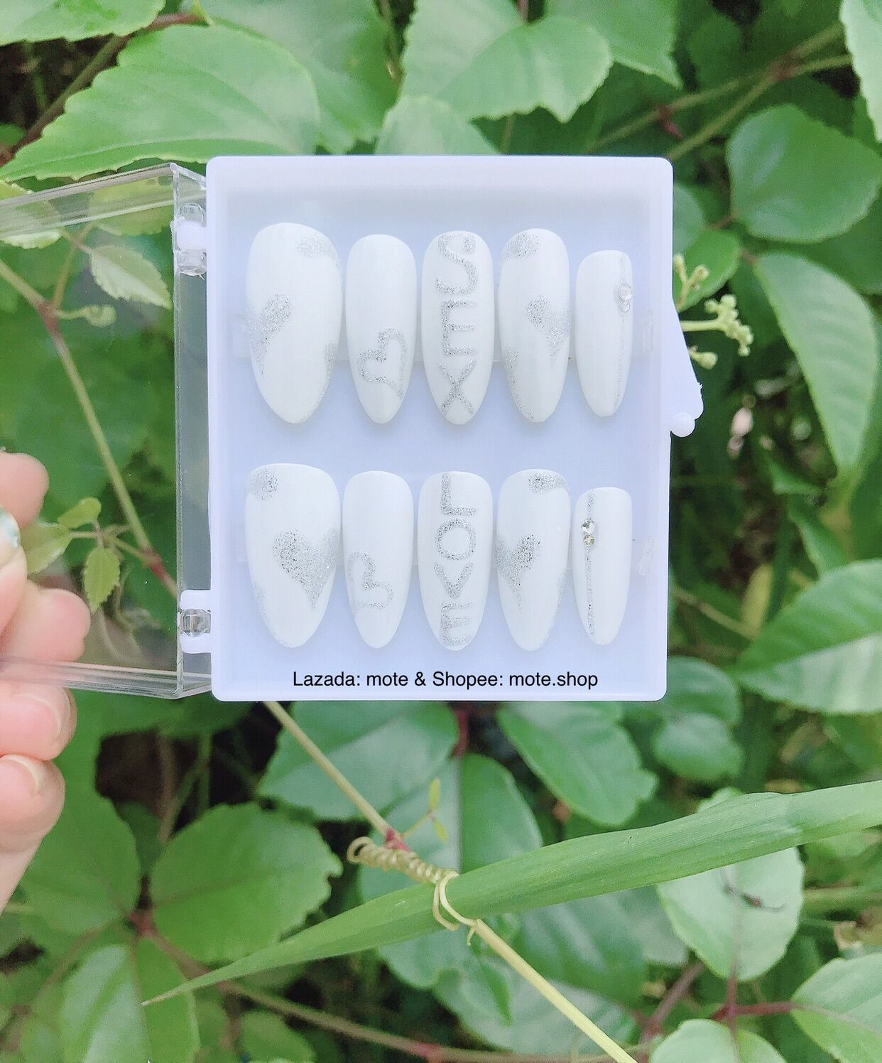 [HCM]-Móng tay úp-Móng úp nails thiết kế - tặng keo và dũa