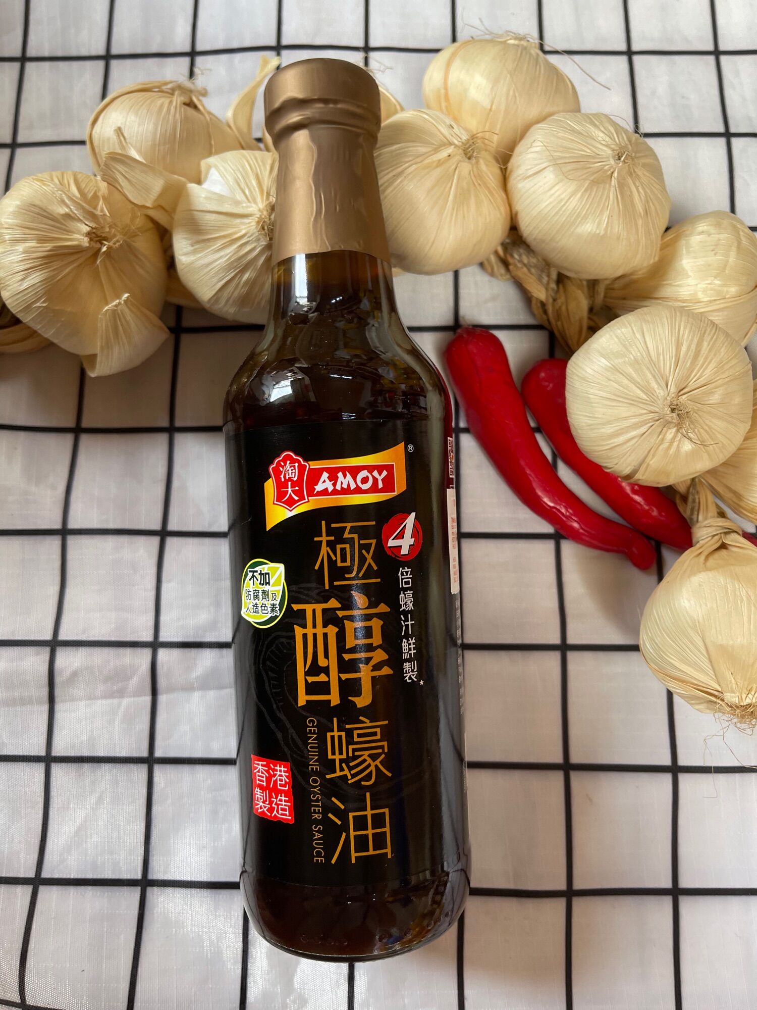 Dầu hào thượng hạng amoy / genuine oyster sauce 555gram