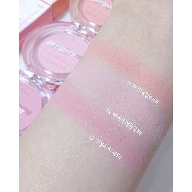 Má hồng PERIPERA PURE BLUSHED SUNSHINE CHEEK