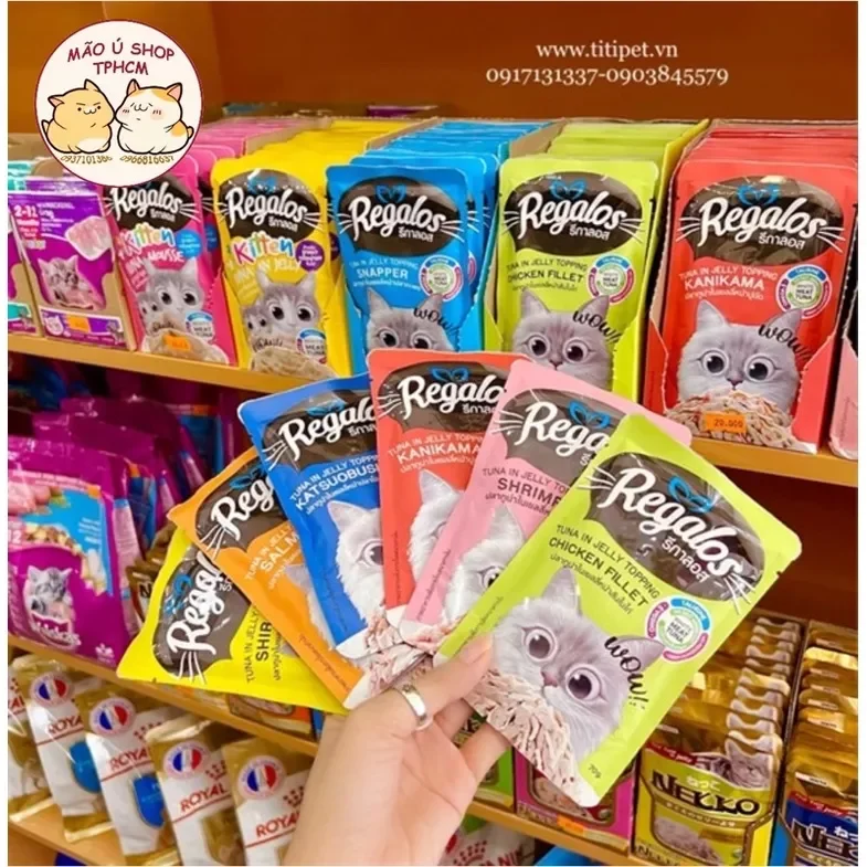 PATE REGALOS GÓI 70g - PATE CHO MÈO MỌI LỨA TUỔI