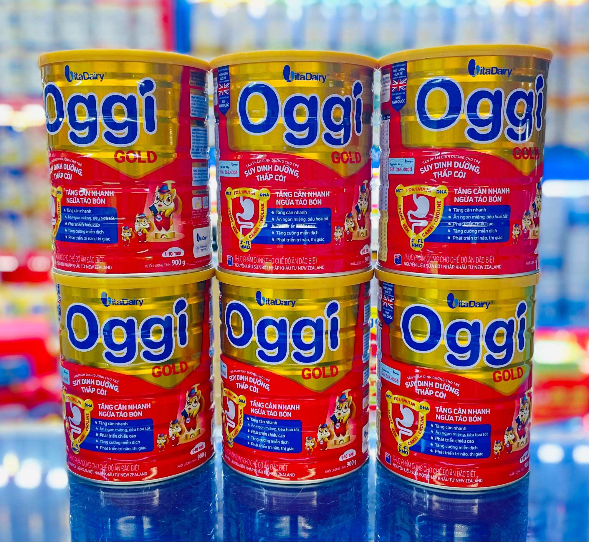 [Combo 6 Lon _Date mới] Sữa bột Oggi Gold 900g
