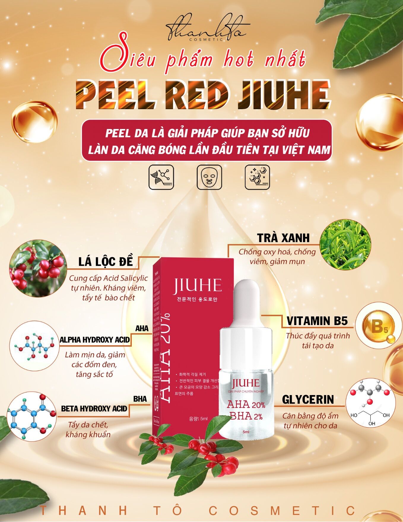SERUM RED PEEL JIUHE THANH TÔ