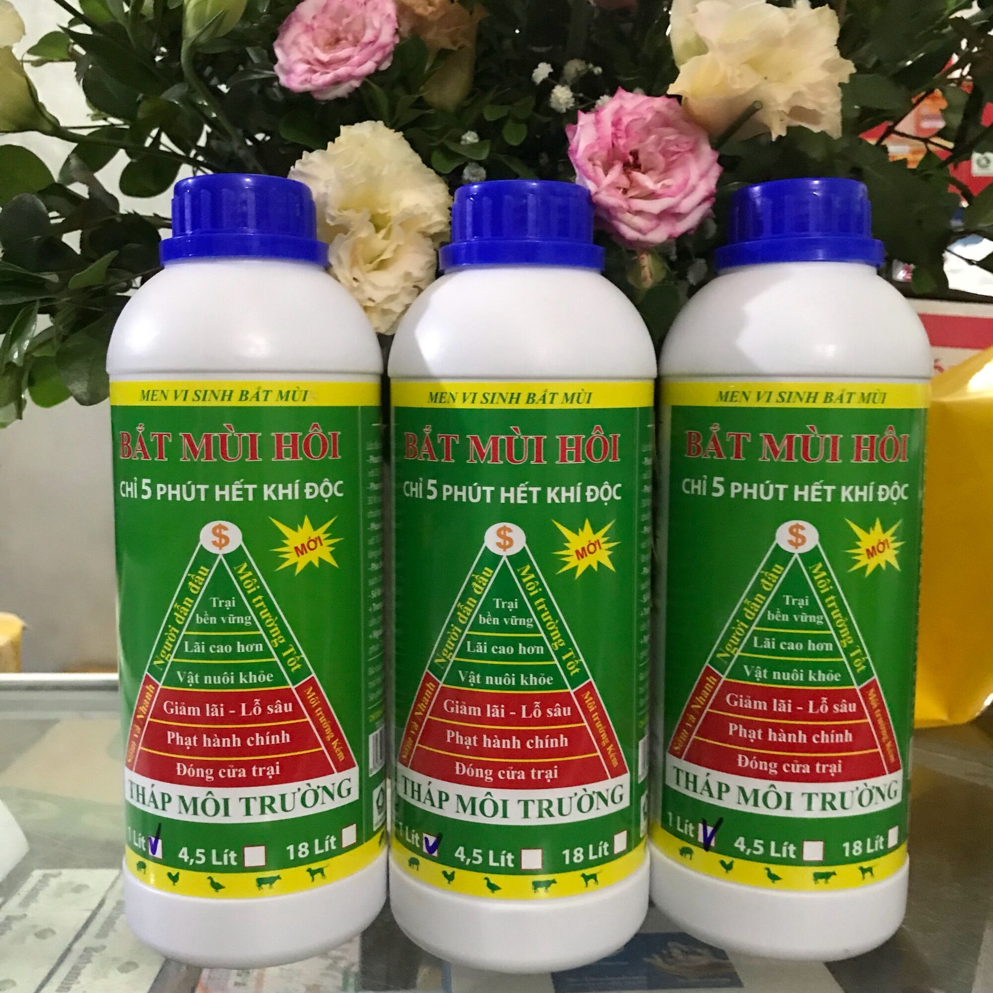 Bắt mùi hôi chuồng trại chai 1L