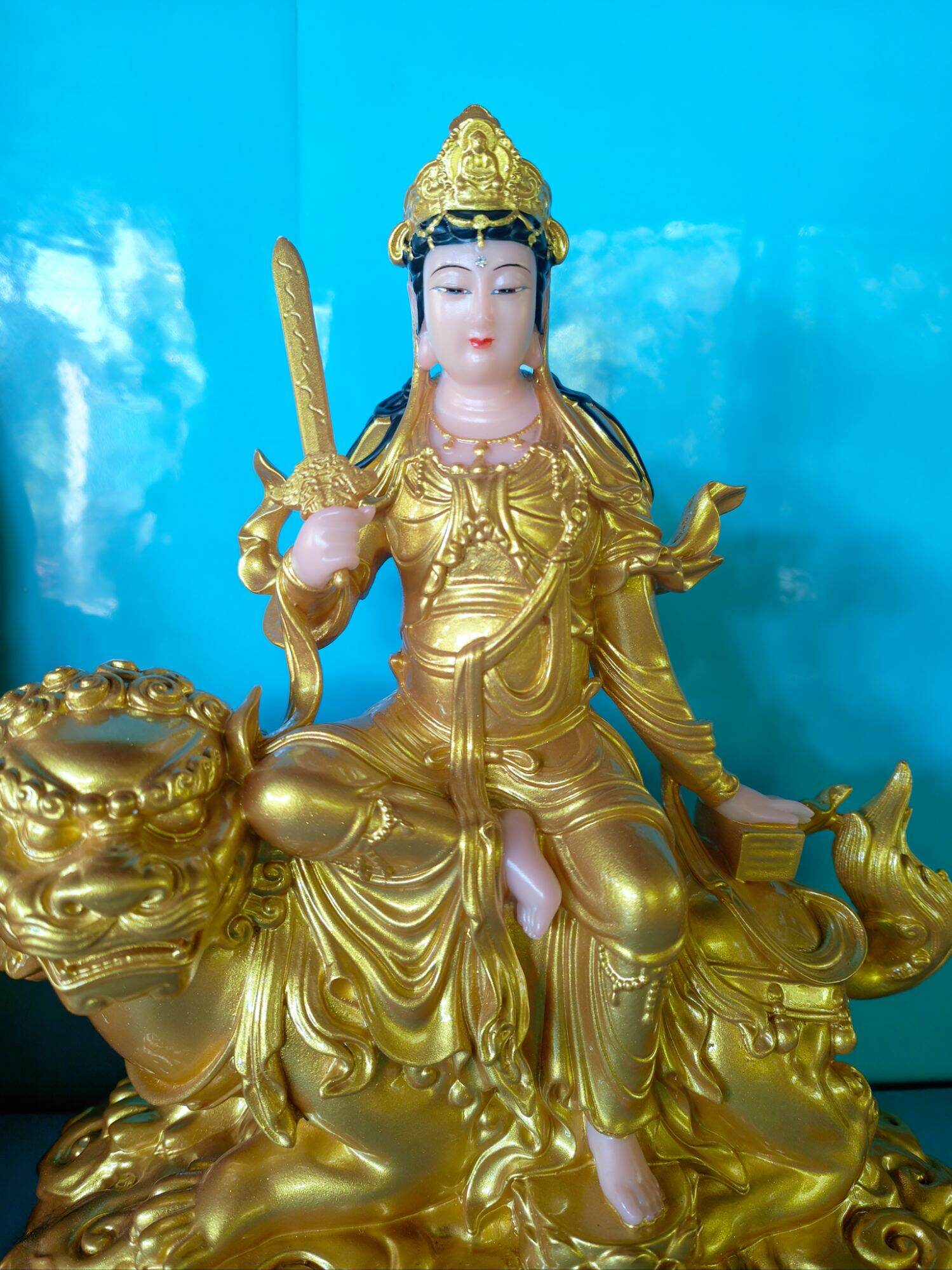 Tượng Hoa Nghiêm Tam Thánh