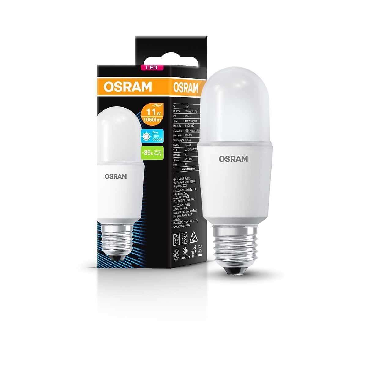 Bóng led stick leco 11w osram | ánh sáng 3000k/4000k/6500k đuôi e27 điện áp 220v. bulb osram