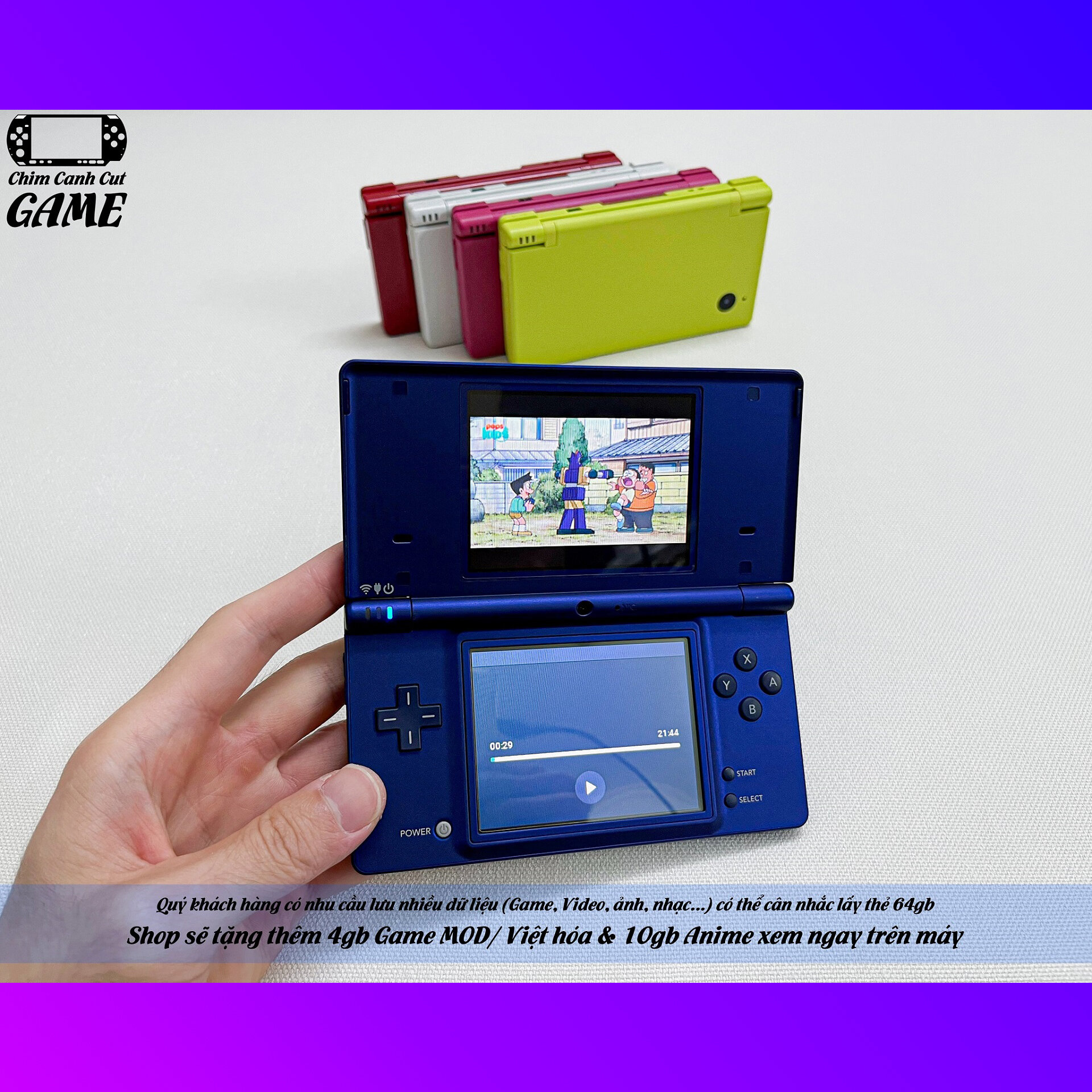 Thẻ nhớ cho máy Nintendo DSi (Hỗ trợ cài Twilight + Copy Game Free)