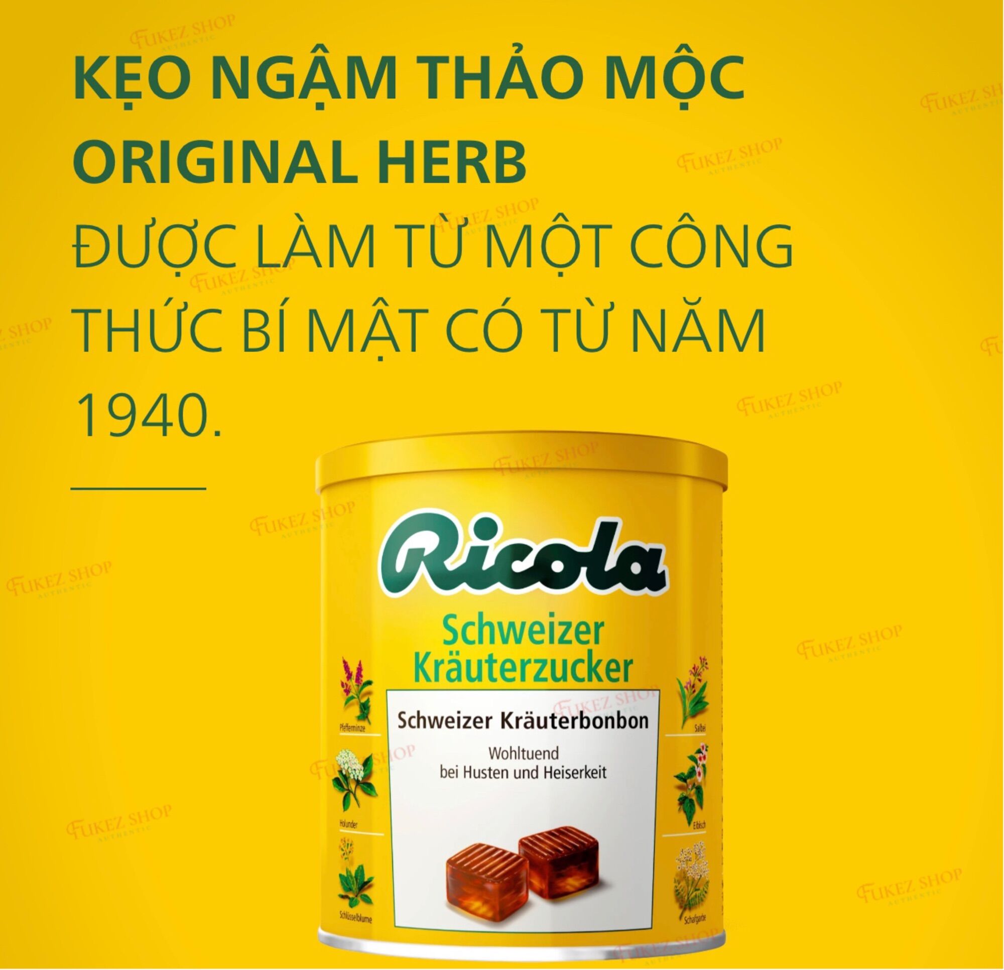 Kẹo thảo mộc Ricola  - Đức