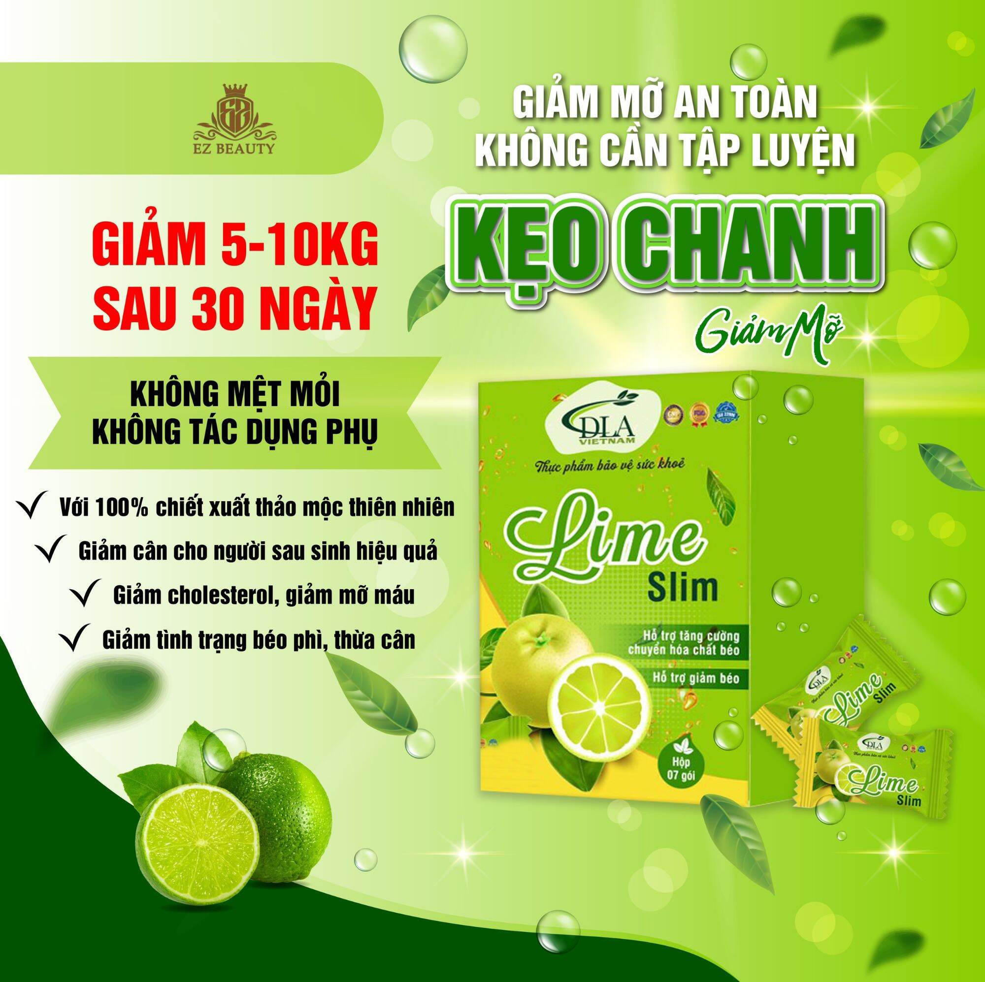1 hộp KẸO CHANH