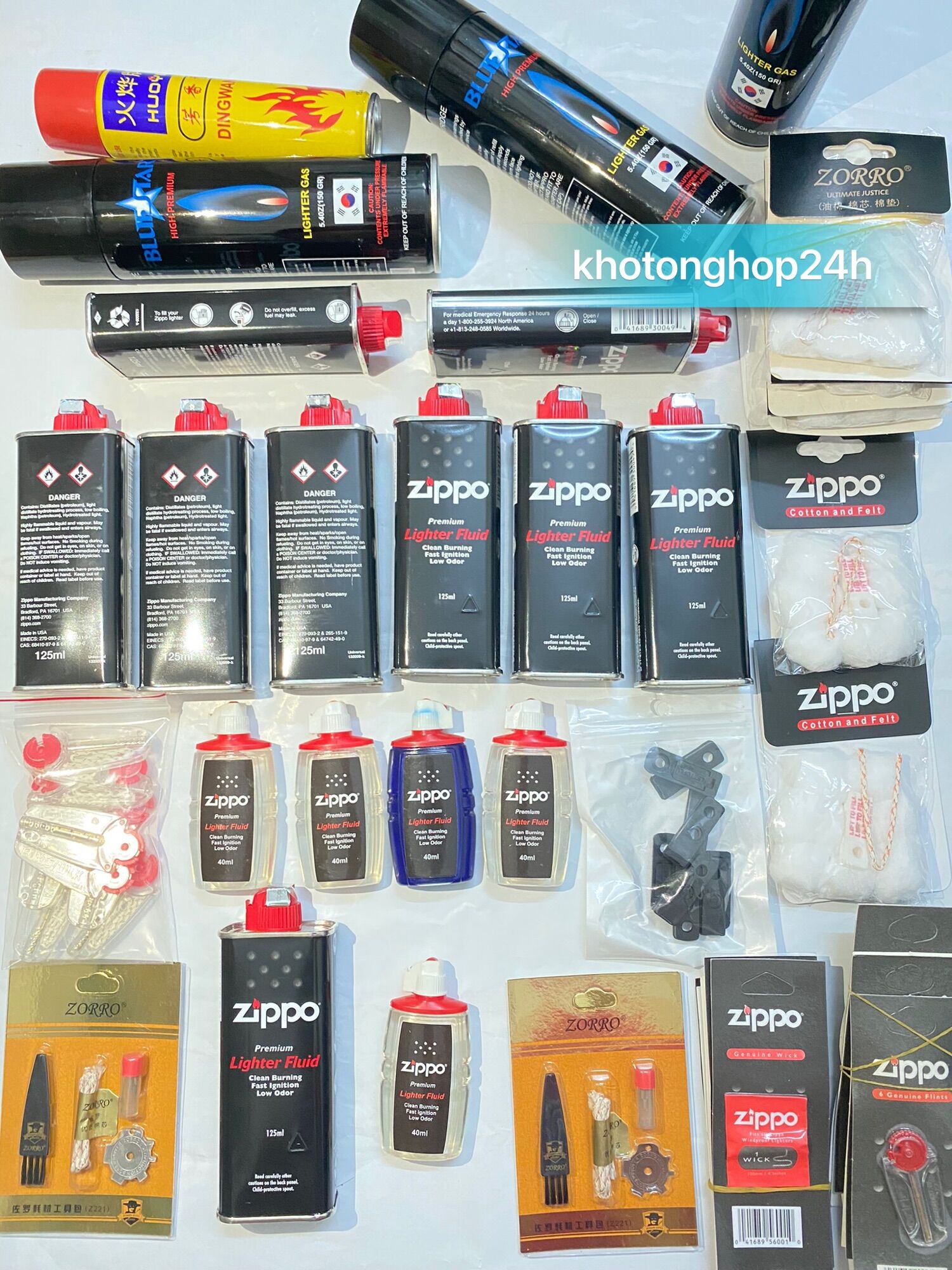 Đá lửa Tim bấc Zippo dành cho Bật lửa
