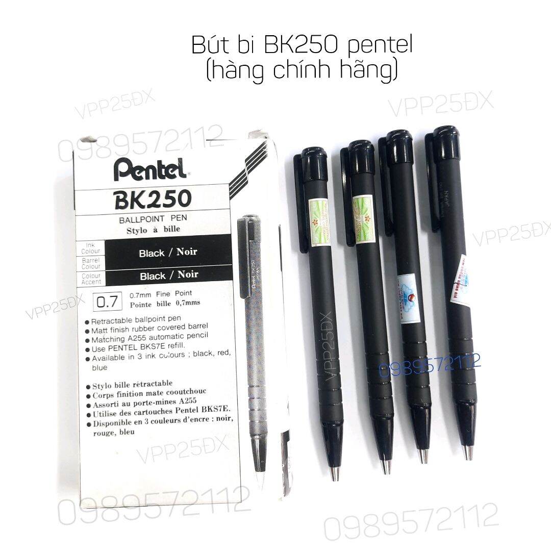 Bút bi nhật BK250 pentel (hàng chính hãng)