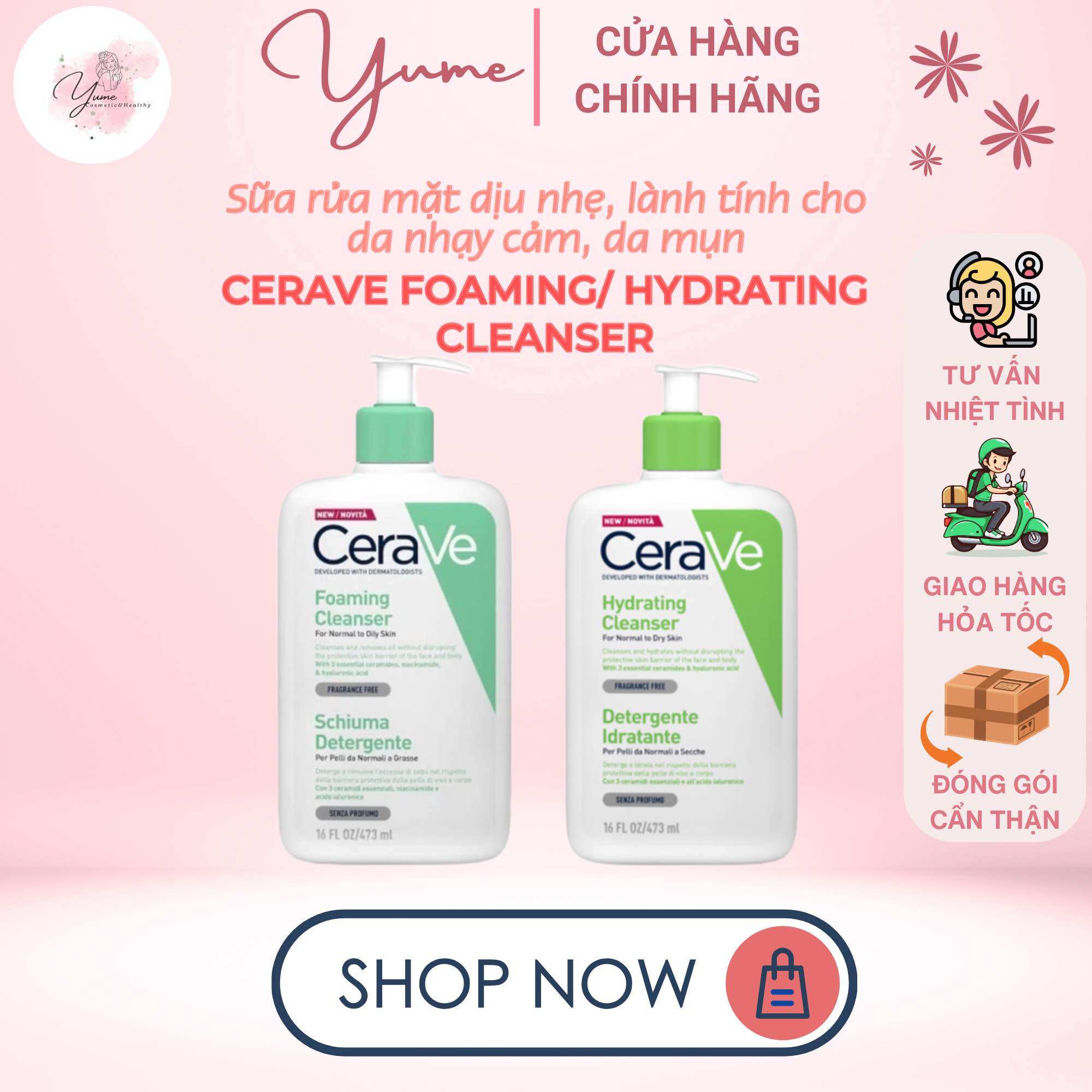 Sữa rửa mặt Cerave Facial Cleanser