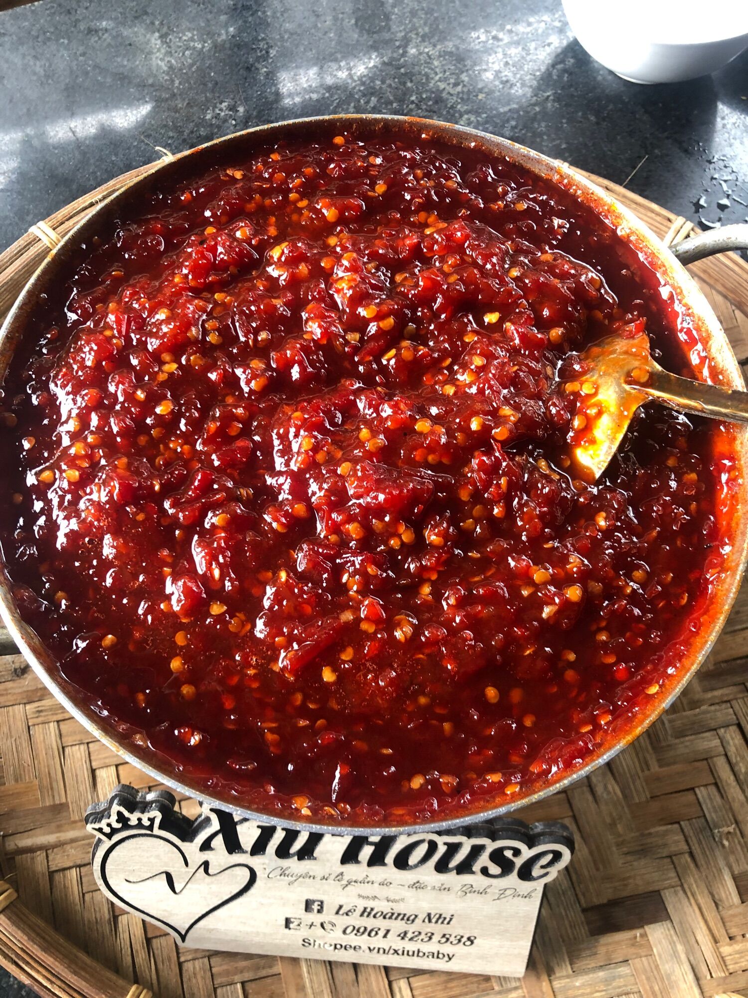 500Gr Tương Ớt Rim Bình Định Nhà Làm
