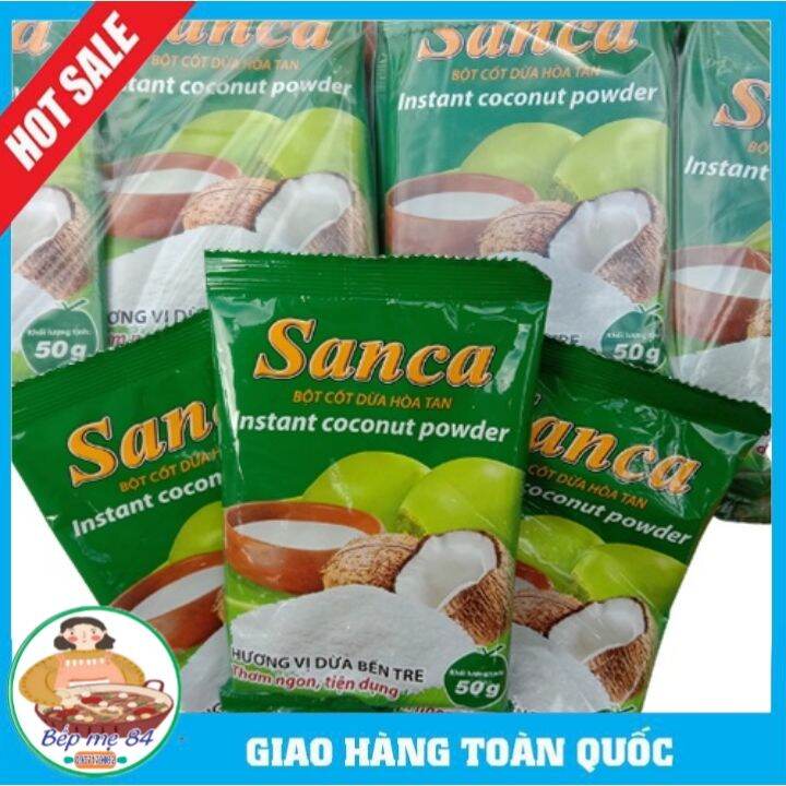 Combo 10 gói cốt dừa sanca 50g gửi từ bếp của mẹ 84 ❤️