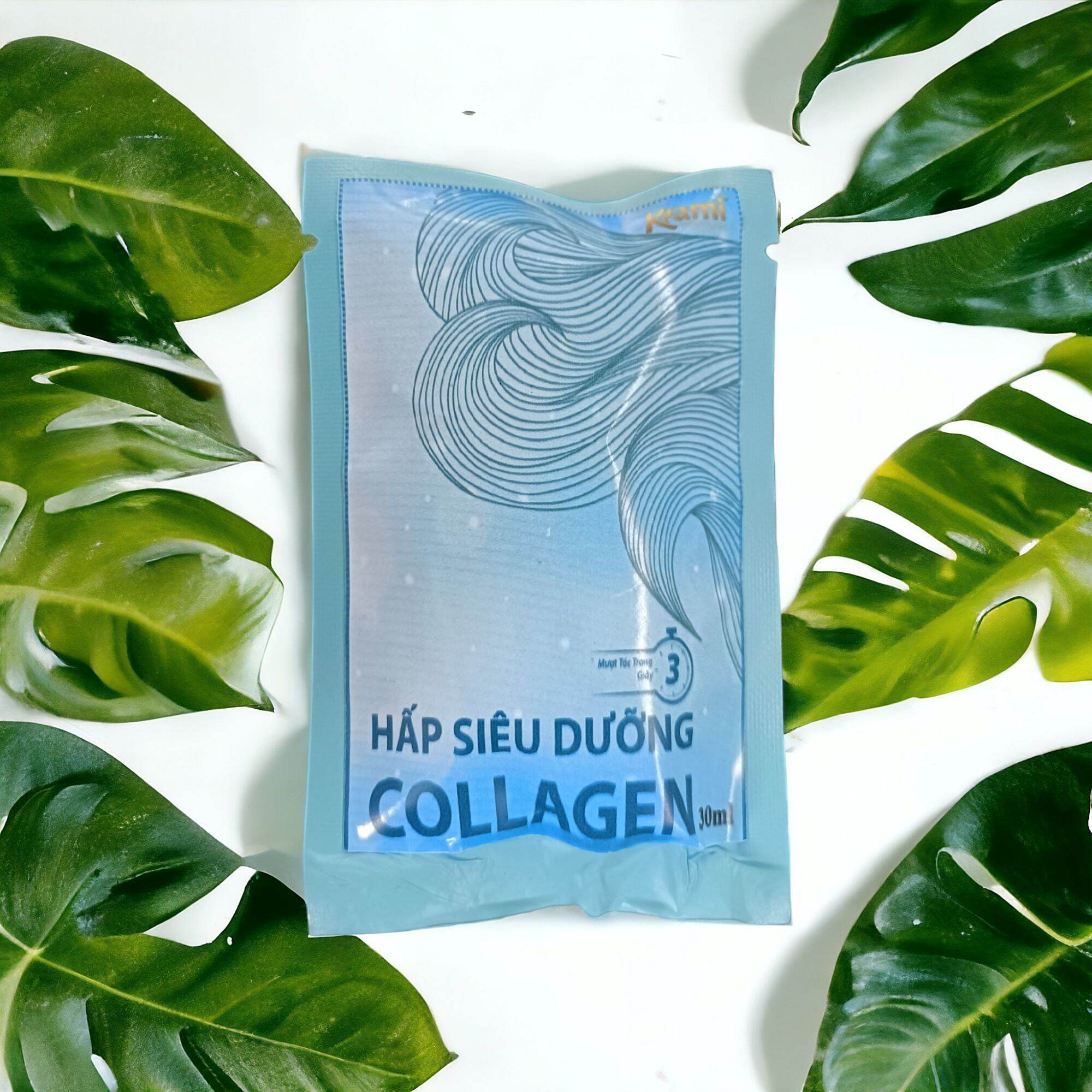 Gói Ủ phục hồi Tóc Collagen Kami 30ml