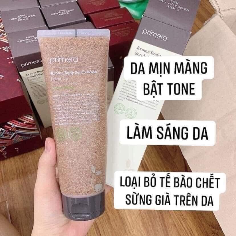 Tẩy da chết body Primera Aroma Body Scrub Wash 230ml
