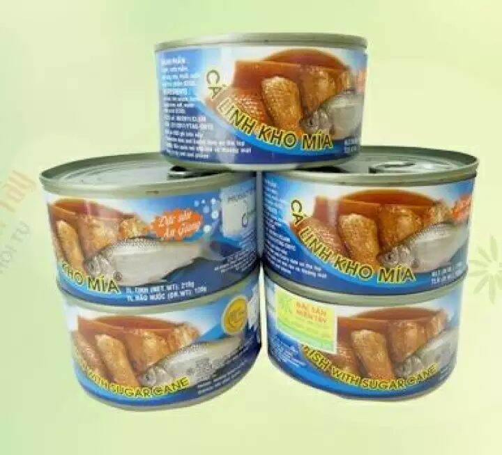 06 hộp cá linh kho mía - đặc sản an giang