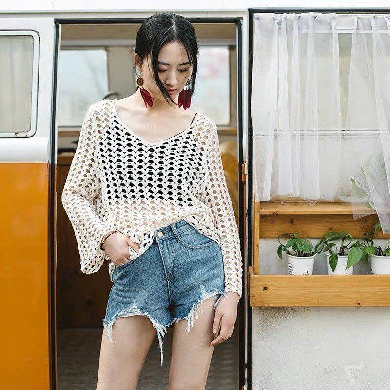 Áo Lưới Đi Biển (mặc kèm bikini) quyến rũ