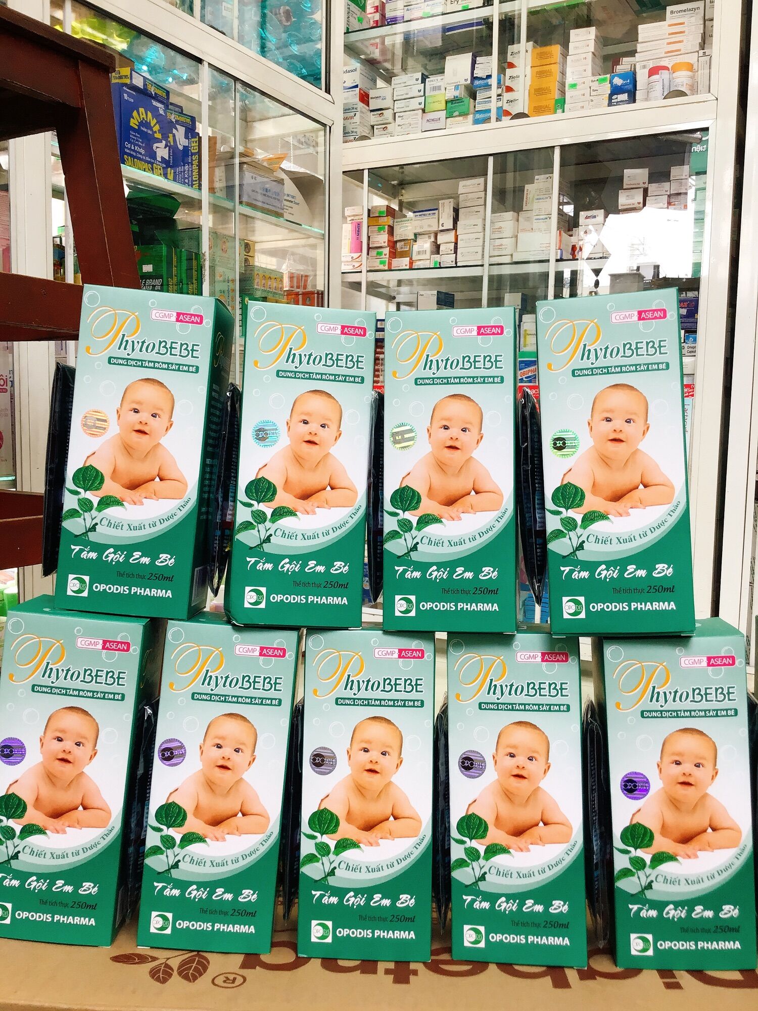 [HCM]Tắm rôm sảy em bé Phytobebe