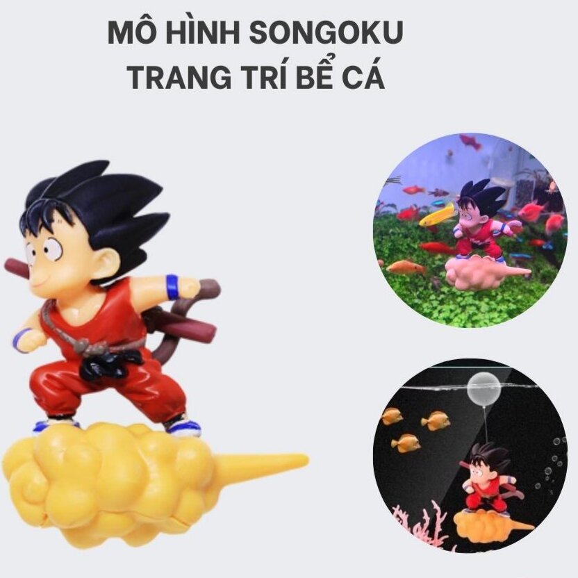 Mô hình Songoku - Trang trí bể cá - Mr Fish