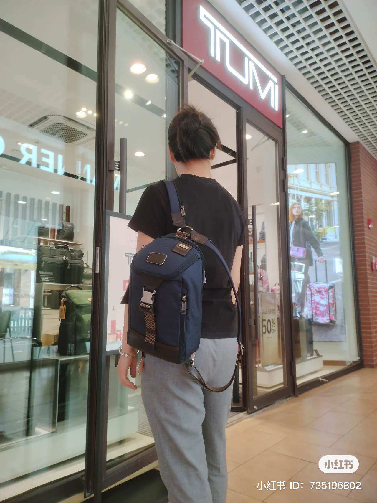 Balo + Bao tử Tumi Unisex dày dặn