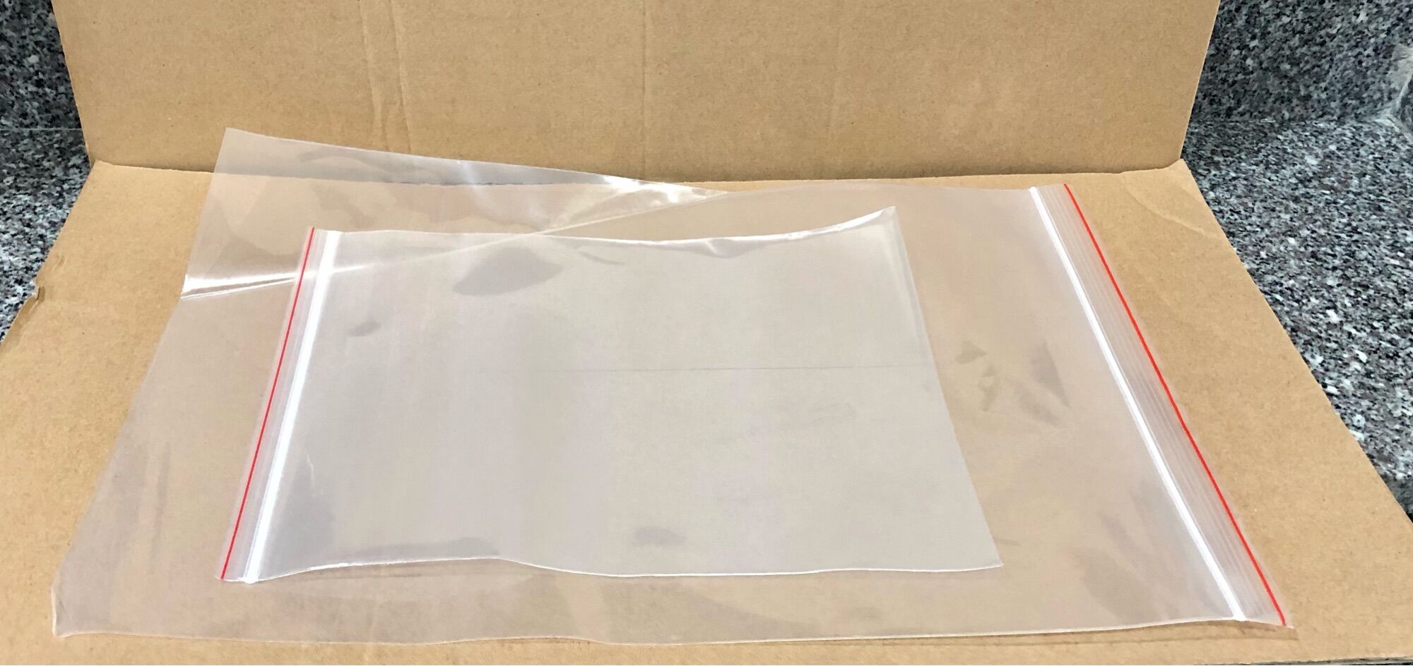 1KG TÚI ZIPPER CHỈ ĐỎ