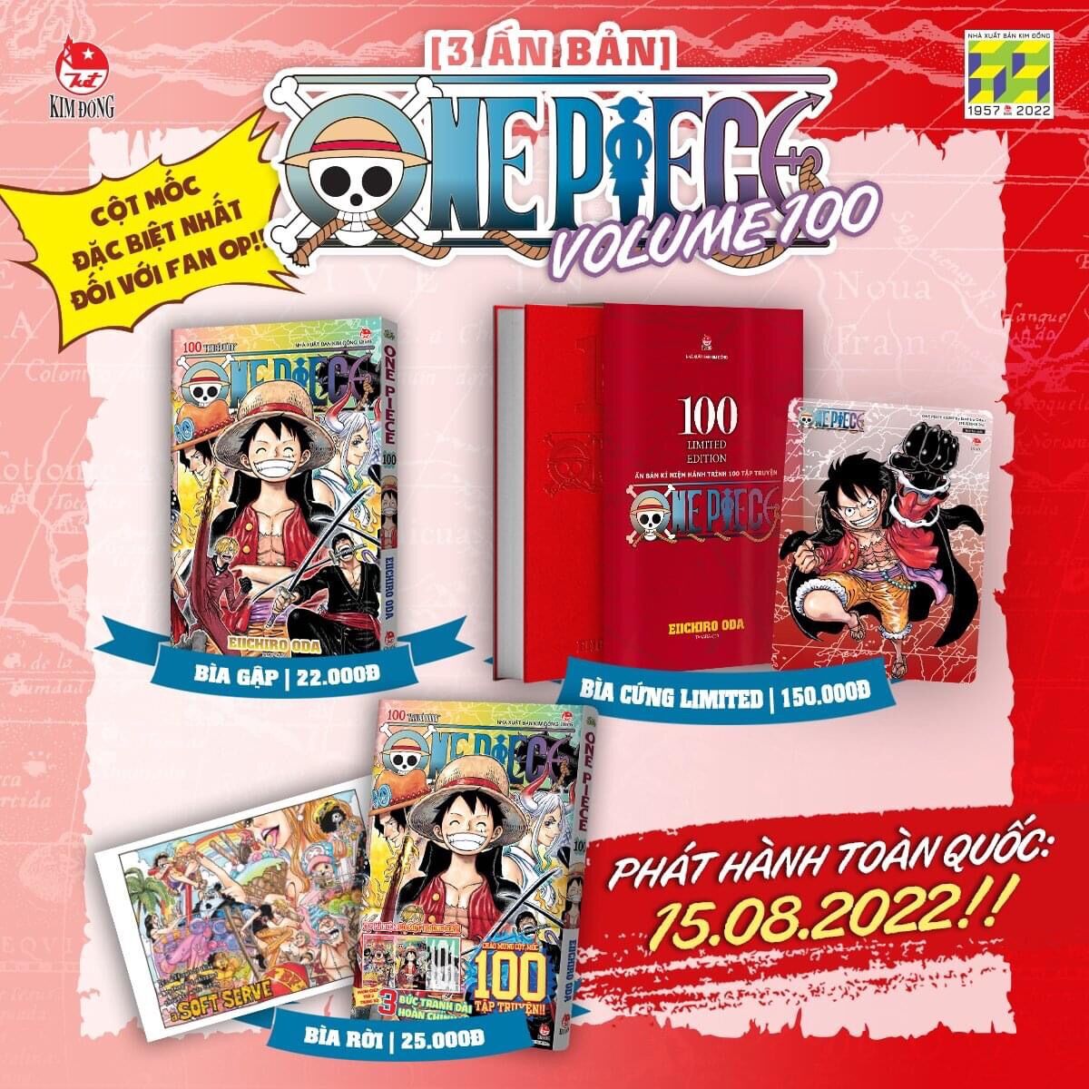 One piece 100 limited nguyên seal