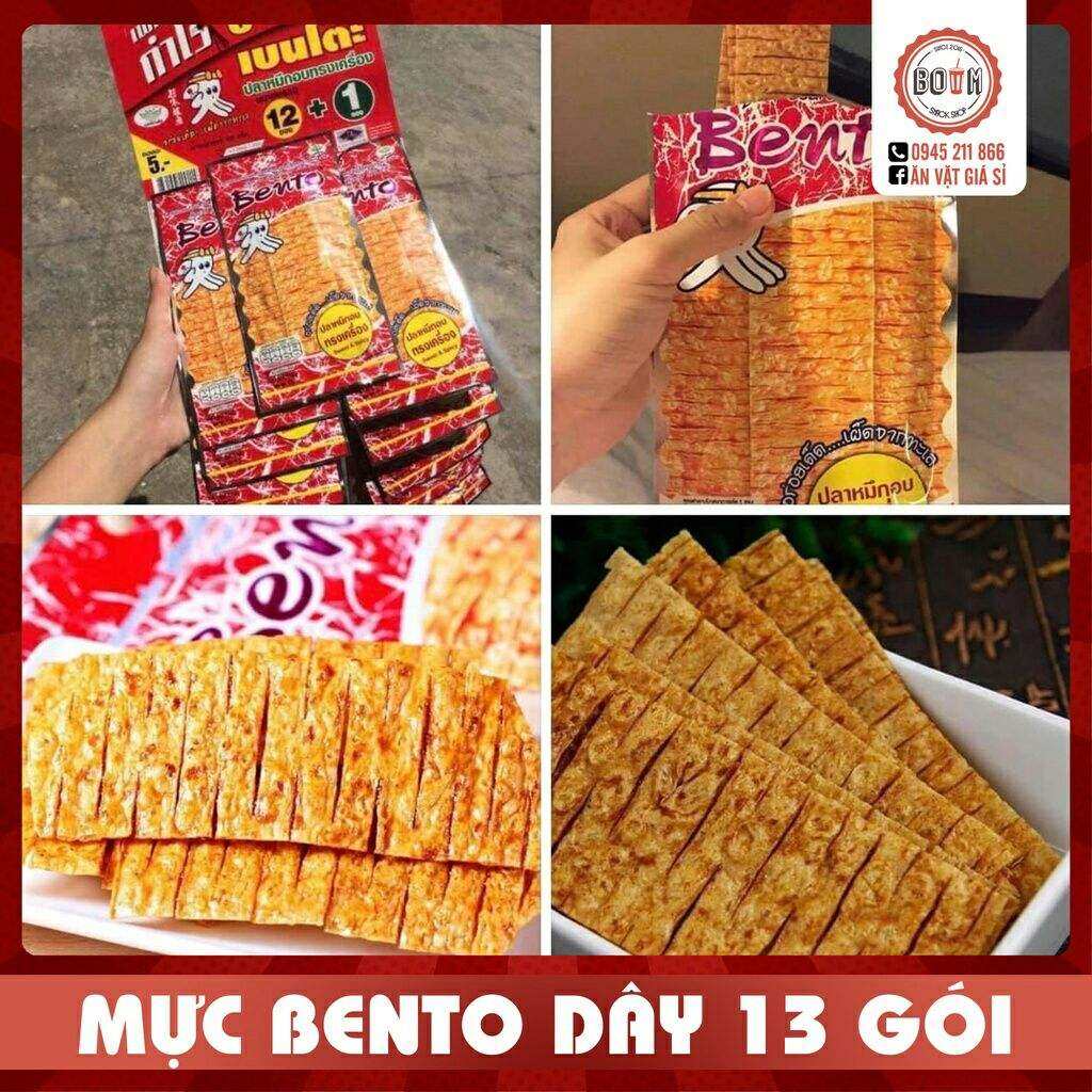 1 vĩ 13 gói mực bento thái lan