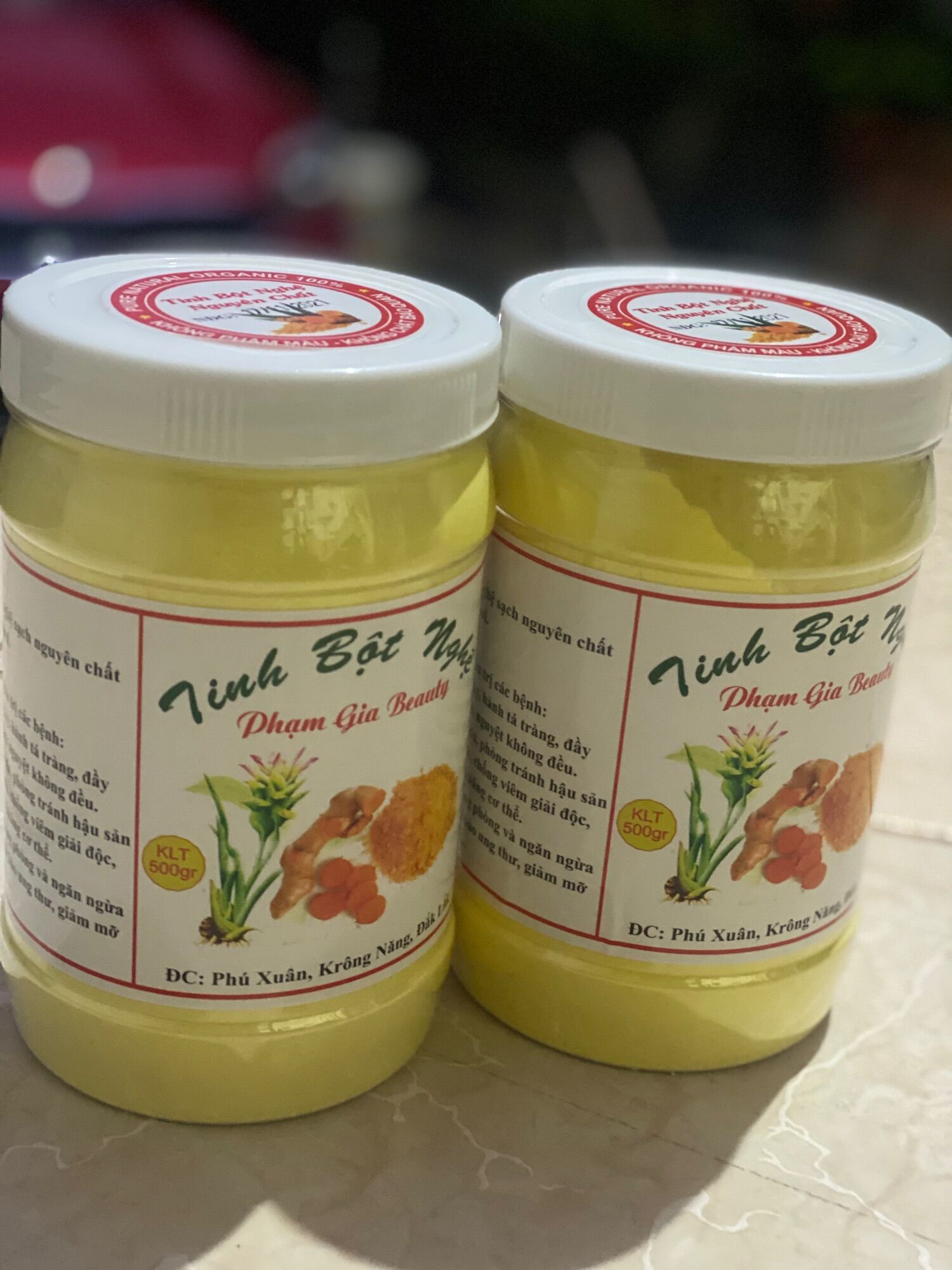 TINH BỘT NGHỆ NGUYÊT CHẤT CAO CẤP-ĐƯỢC TRIẾT XUẤT VÀ CHẾ BIẾN THỦ CÔNG-1 KÝ = 2 HỘP NGHỆ TINH LUYỆN  ĐẶC SẢN TÂY NGUYÊN THƠM CÓ 1KHÔNG 2]