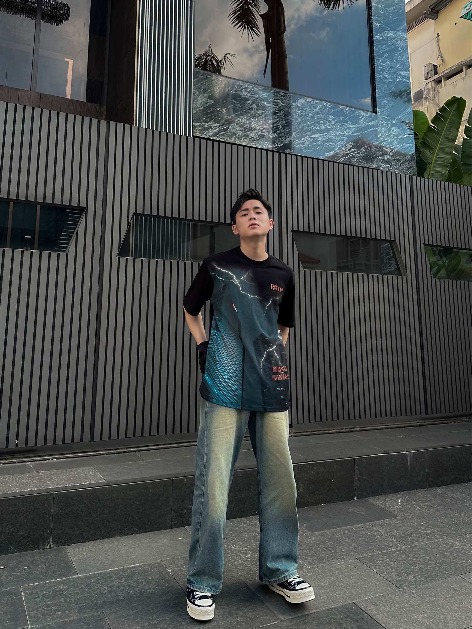 ÁO THUN CITY MIDNIGHT TEE 100% COTTON