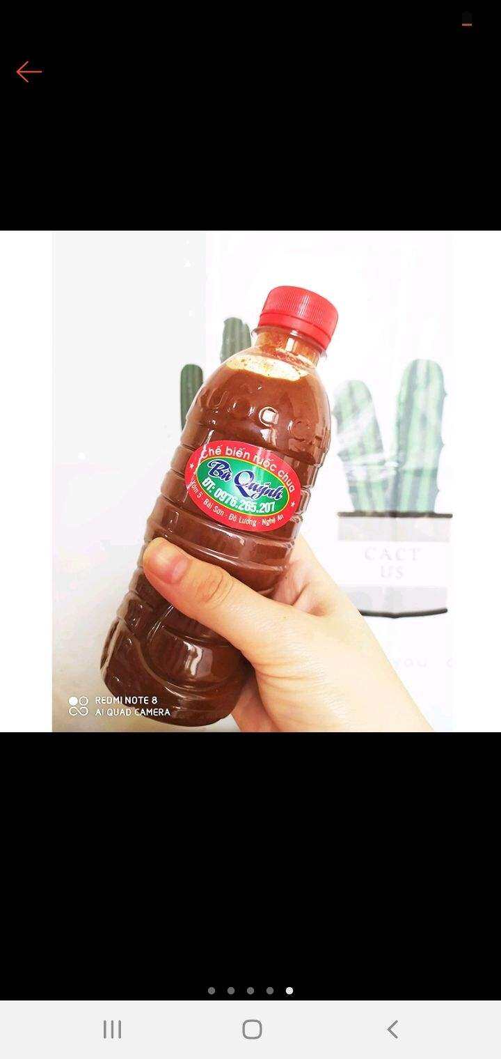 mắm ruốc chua cay bà Quýnh _đặc sản Nghệ an