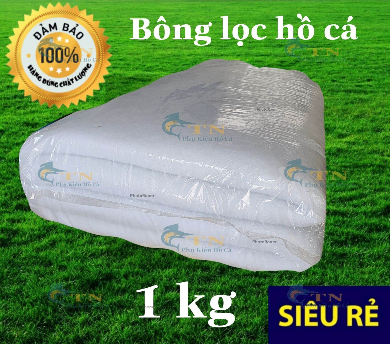 [HCM]Bông lọc nước hồ cá 1kg bông lọc kg gòn lọc nước bể cá loại thường