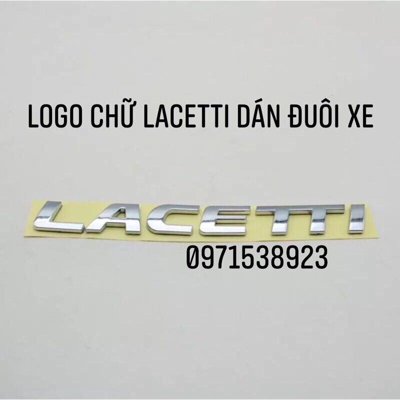 LOGO CHỮ LACETTI CAO CẤP GIÁ RẺ