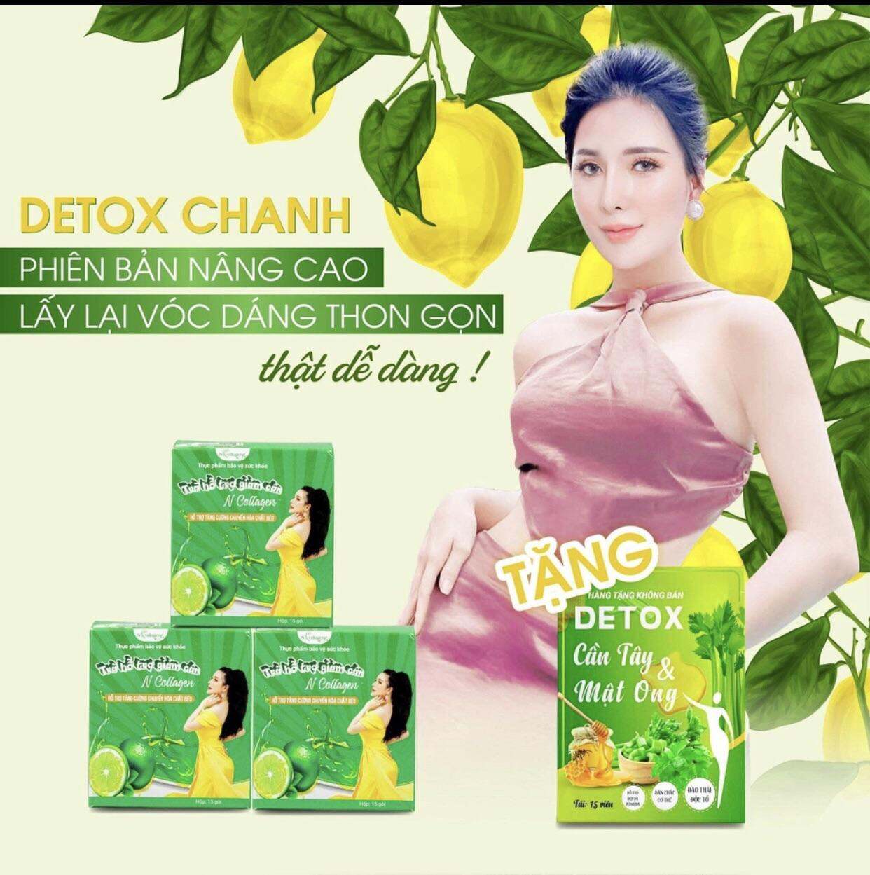 Detox Chanh Giảm Cân N Collagen Detox N Collagen Trần Thị Bích Ngân