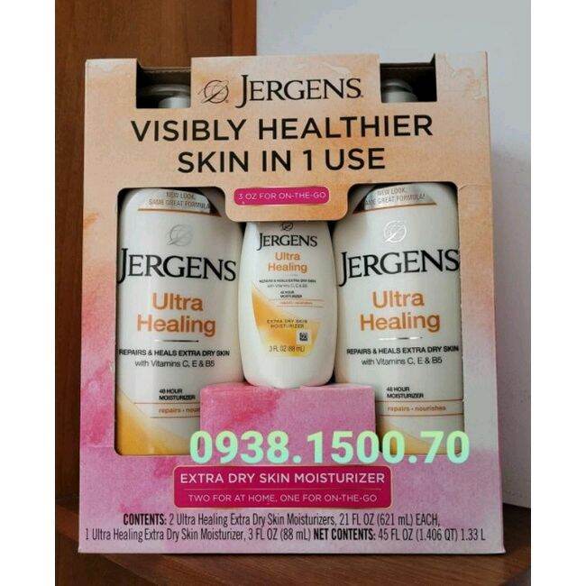 DƯỠNG THỂ CHO DA KHÔ JERGENS ULTRA HEALING