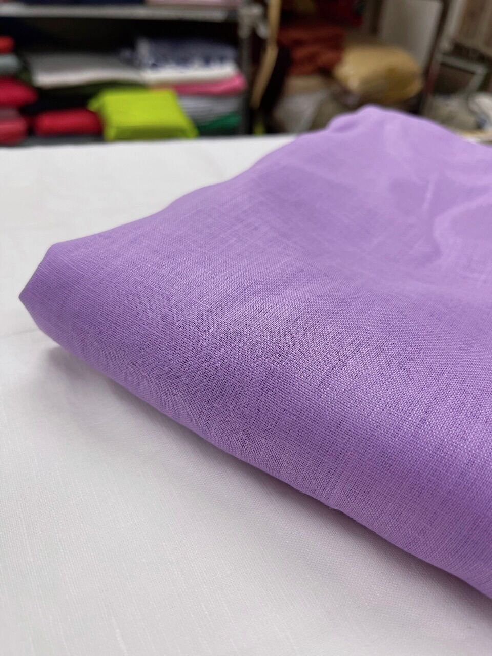 [HCM] Vải Linen Tưng Premium Nhiều màu sang xịn mịn - khổ 1m40 (1mx1m40) may đầm set bộ ko cần lót