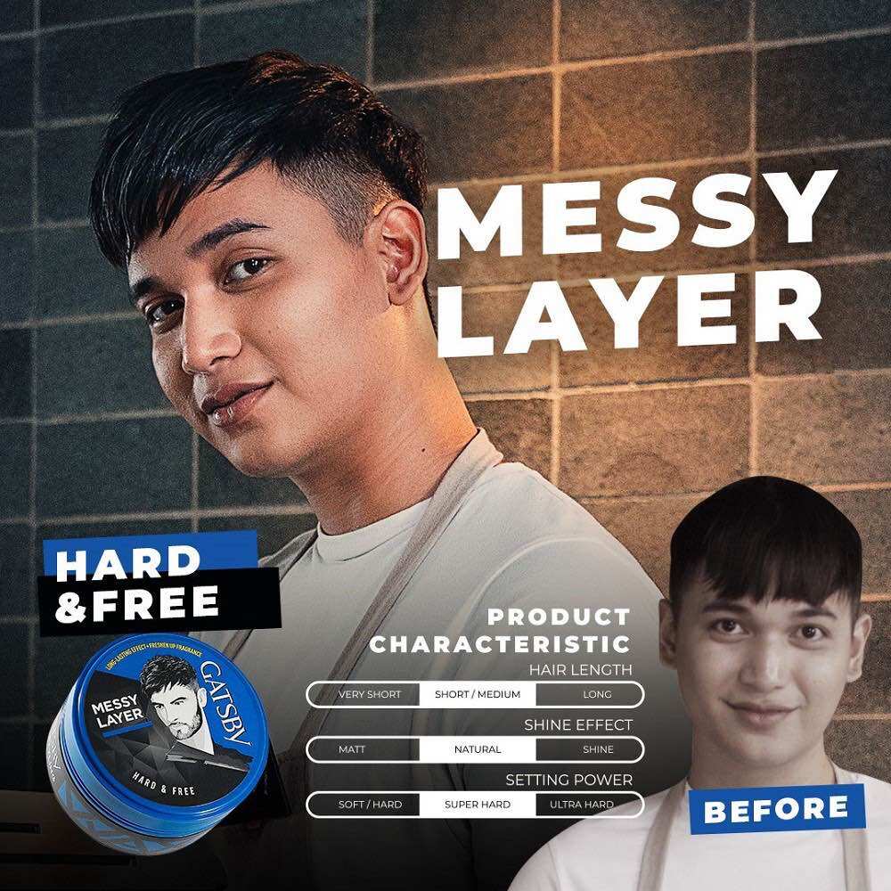 Wax Tạo Kiểu Tóc GATSBY STYLING WAX MAT&HARD 75g