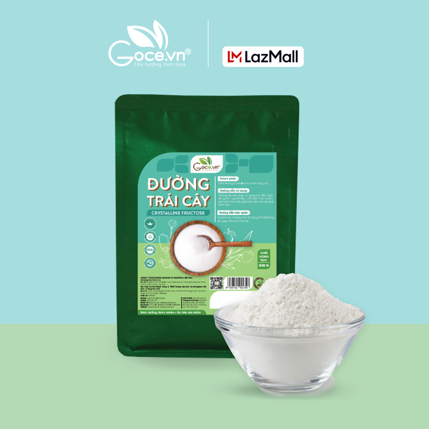 Đường trái cây (Đường hoa quả) Goce - 500g